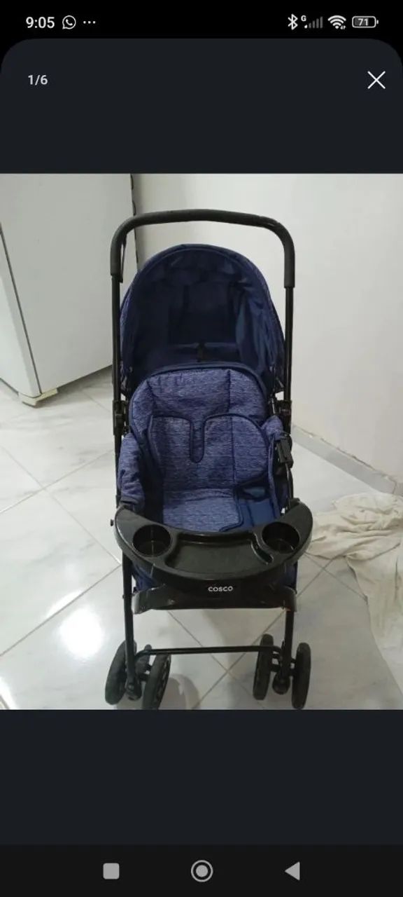 Carrinho de bebê mais berço sercadinho  - Foto 2