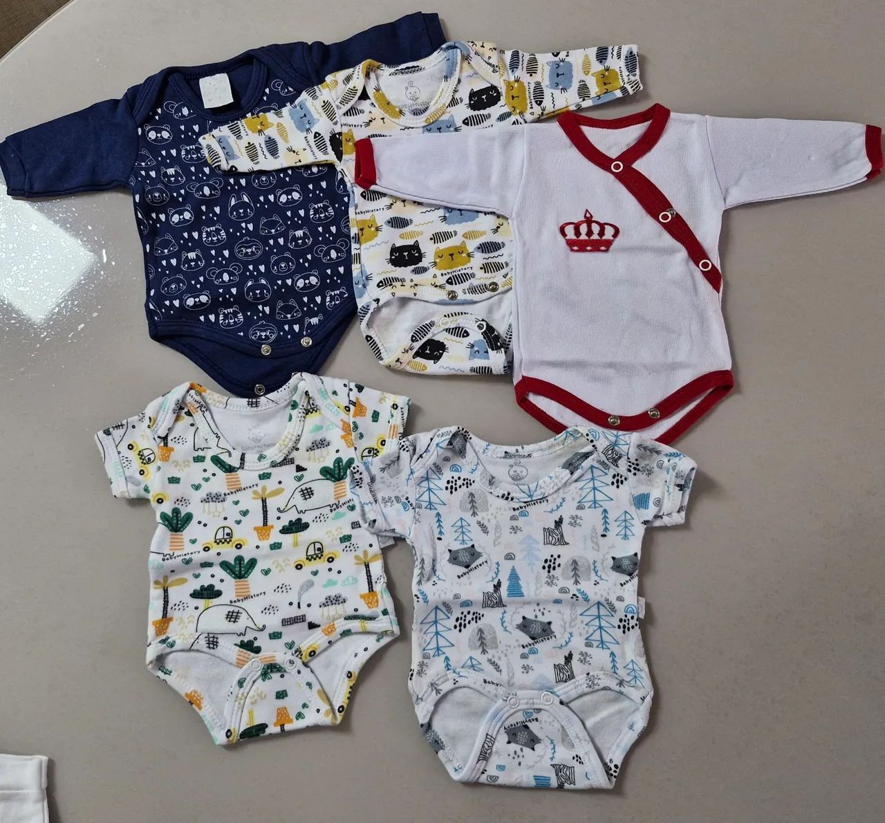 Kit Bodies Bebê Prematuro 