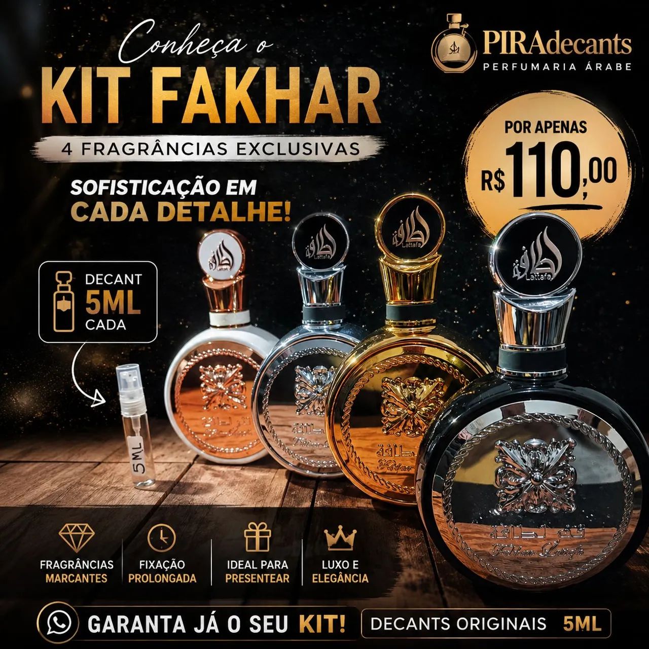 Melhores perfumes em Decants 