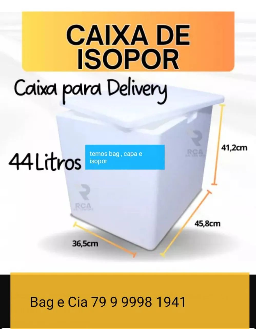 Caixa de isopor laminado p/ delivery  - Foto 3