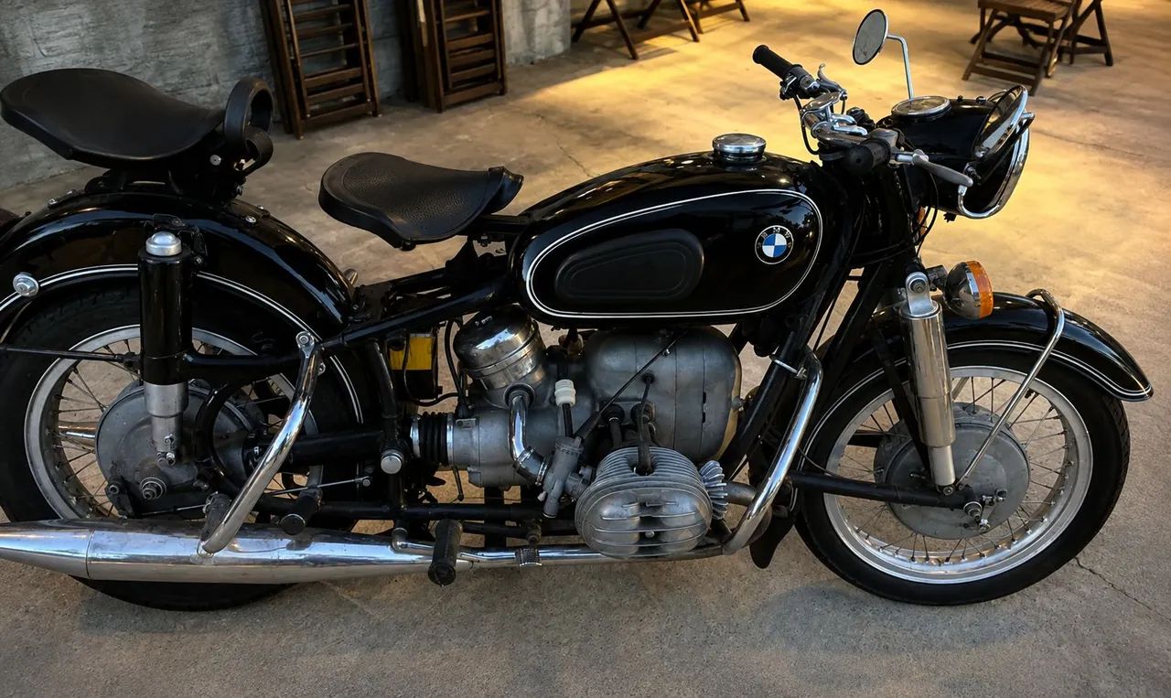 BMW R50 - 1959<br><br>RELÍQUIA ORIGINAL E DOCUMENTADA - Foto 2