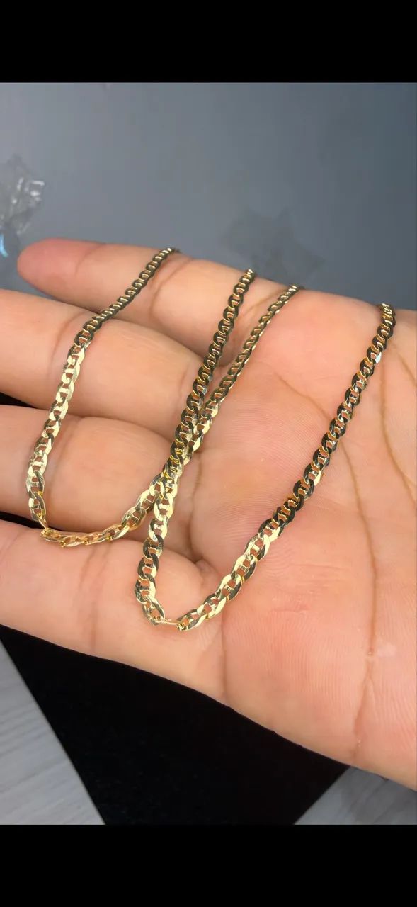 Corrente ouro 18k 60cm 11.7g - Foto 2