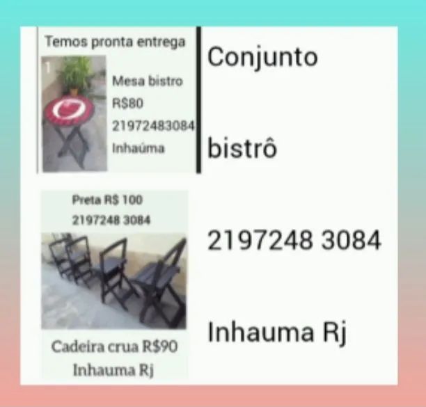 Cadeira bistrô 