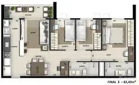 3/4. de 82,49m2 -Bairro Goiabeiras- Cuiabá  MT - Foto 3