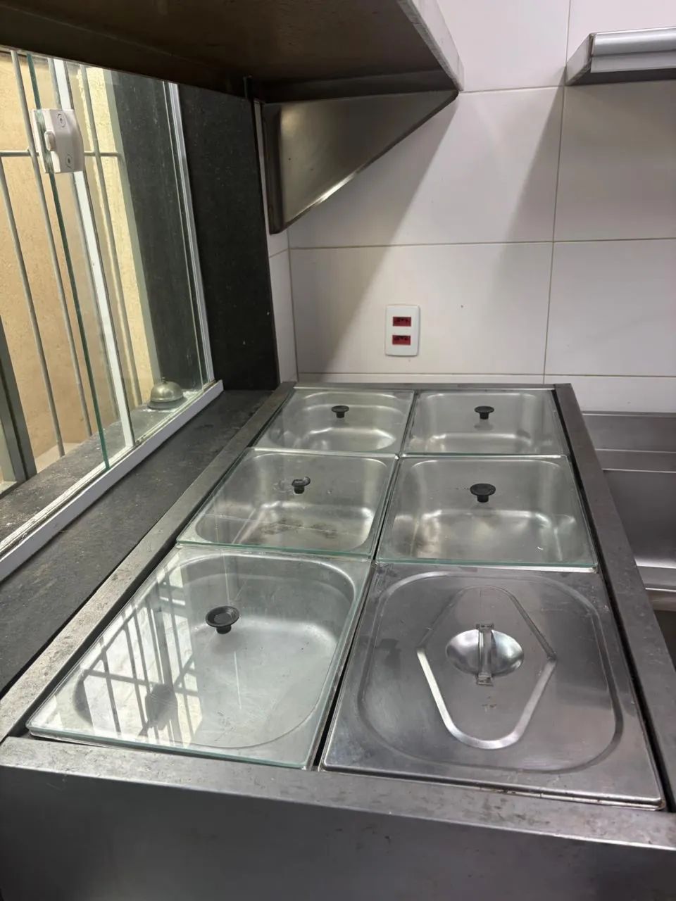 Buffet Bancada Térmica Quente 6 Cubas Gastronômicas - Foto 4