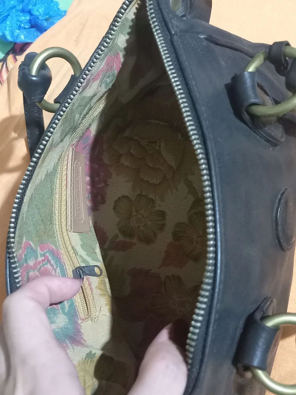 Bolsa de ombro Portfólio de couro - Foto 5
