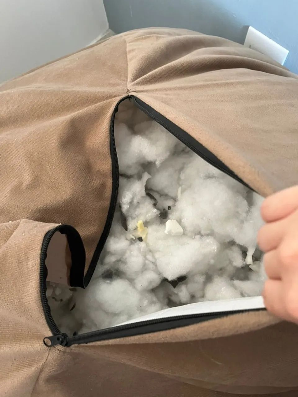 vendo PUFF GIGANTE - 14kg espuma - Foto 2