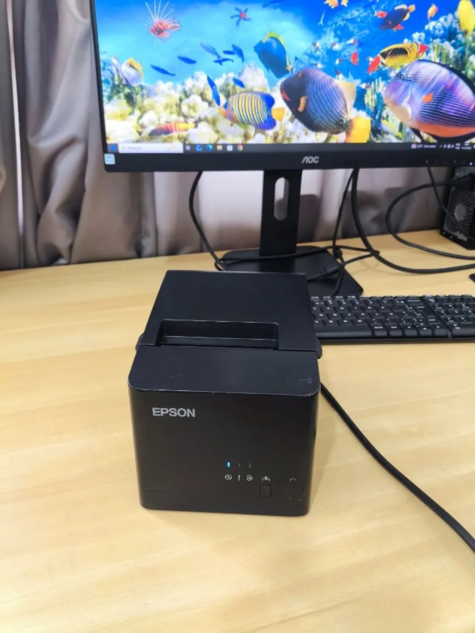 Impressora térmica de cupom com rede Ethernet Epson T20x - Foto 3