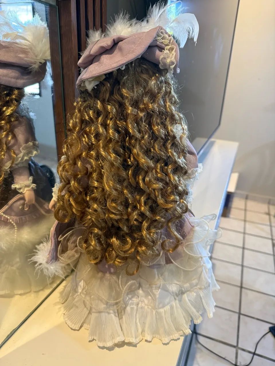 Boneca de porcelana um luxo! - Foto 4
