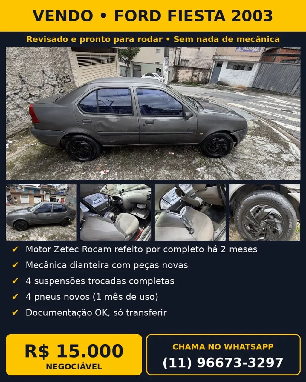 Ford Fiesta Fiesta Street 1.0 8v 3p 2003