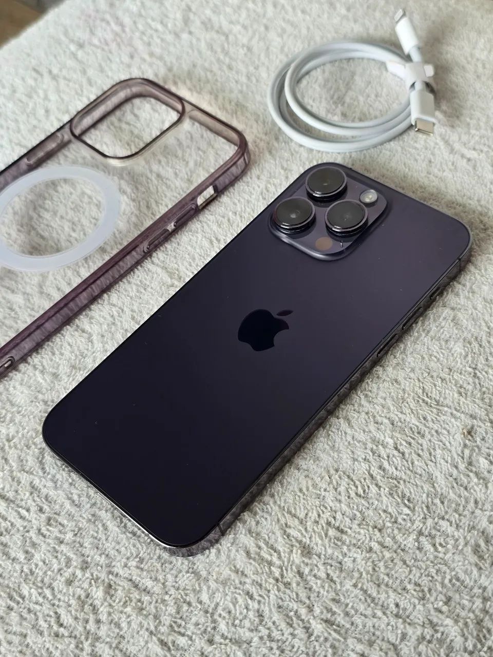 IPHONE 14 PRÓ MAX 128GB IMPECÁVEL, SEM MARCAS DE USO - Foto 2