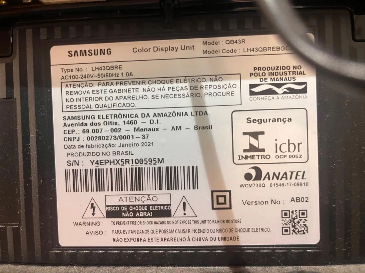 Monitor Profissional Samsung Led 4k 43  - Foto 2