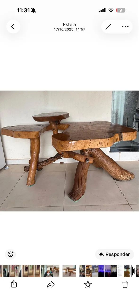Mesa madeira maciça 
