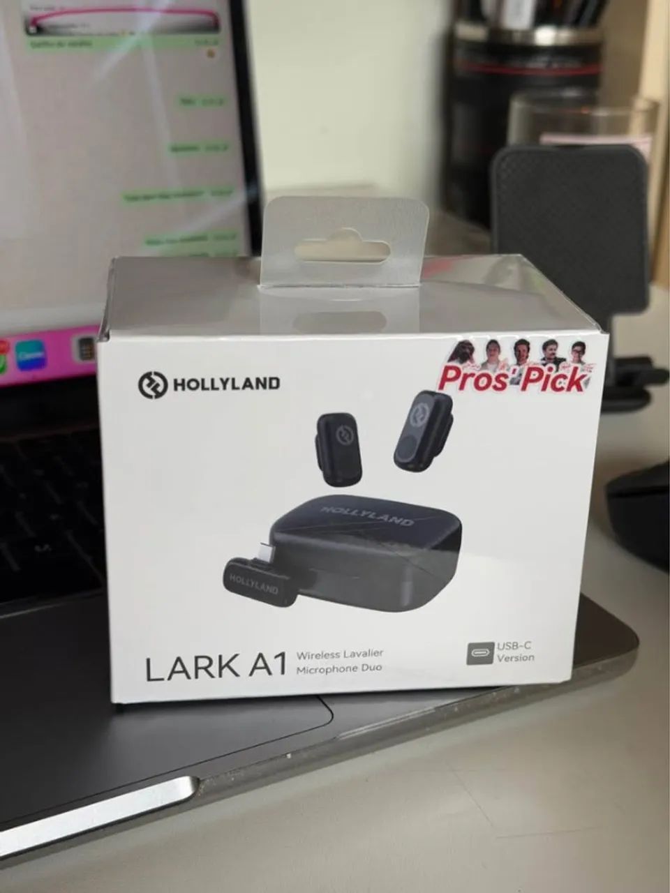 Microfone de Lapela Hollyland A1 - USB-C com case - LACRADO