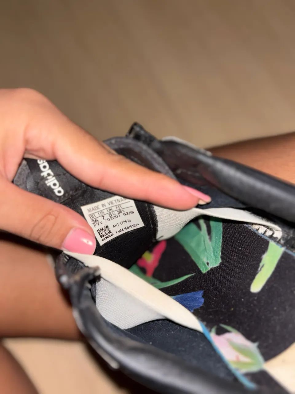 Tênis adidas sleek zíper couro - Foto 5