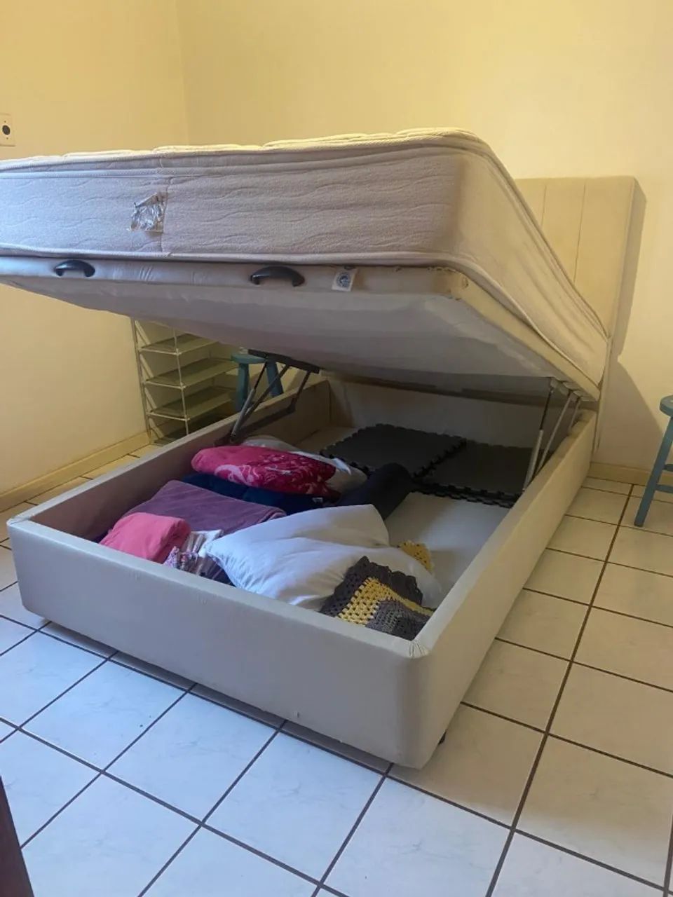 Cama Box baú + Colchão com pillow Top - Avila Flex - Foto 3