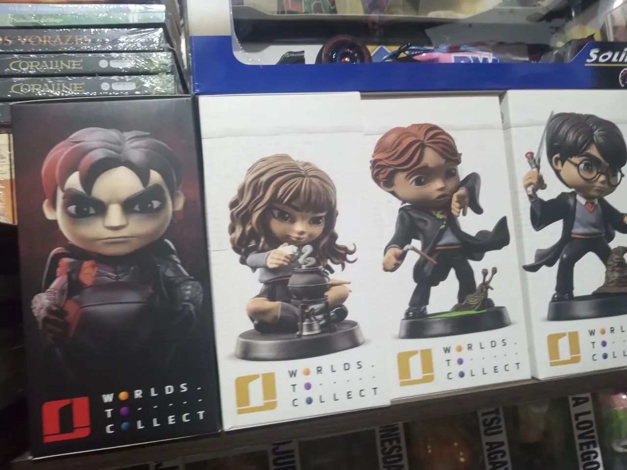 Harry Potter, hermione granger e ron wealey iron studios batman