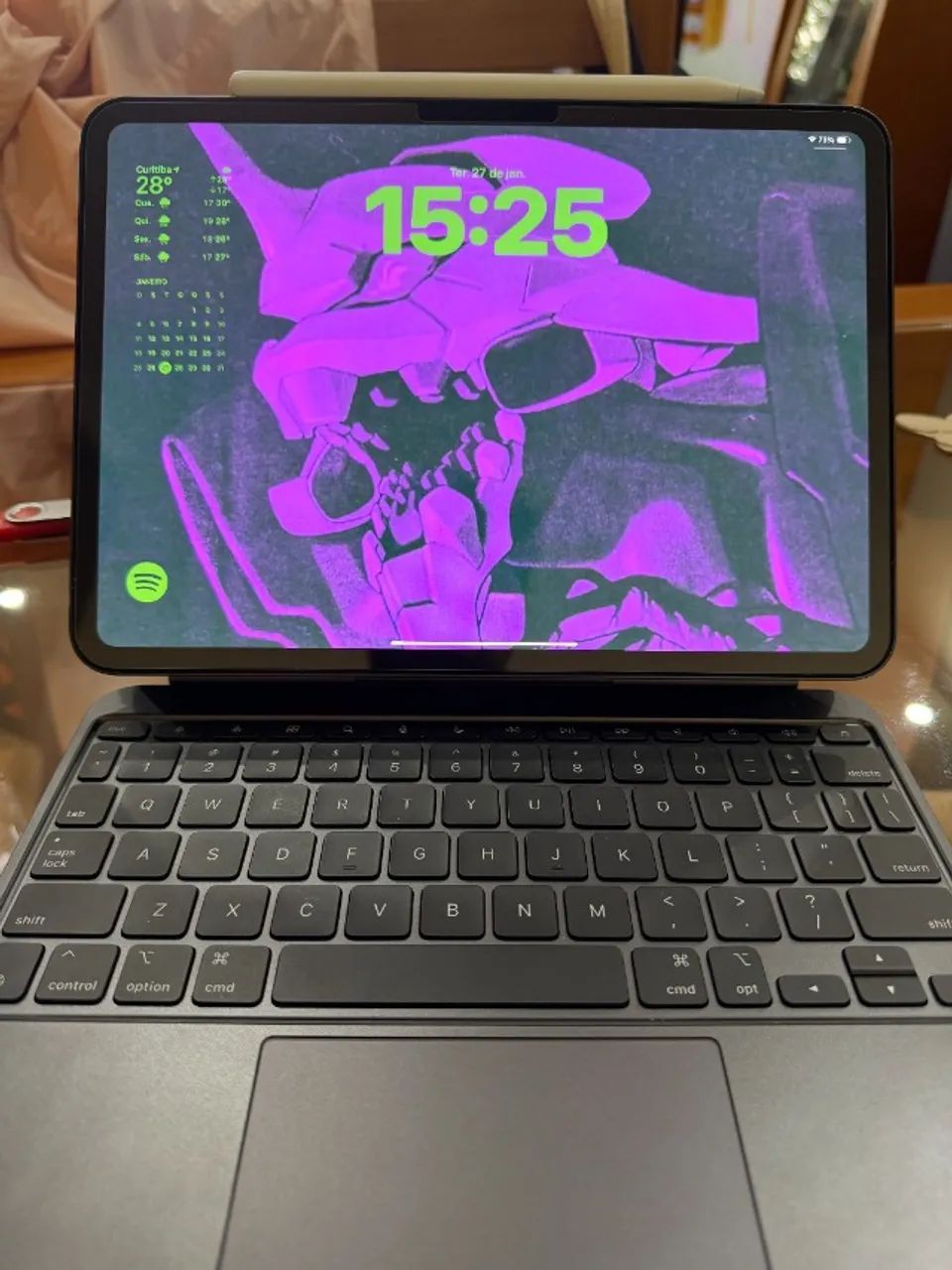 Ipad M4 Pro 11 polegadas + Magic Keyboard + Apple Pencil Pro
