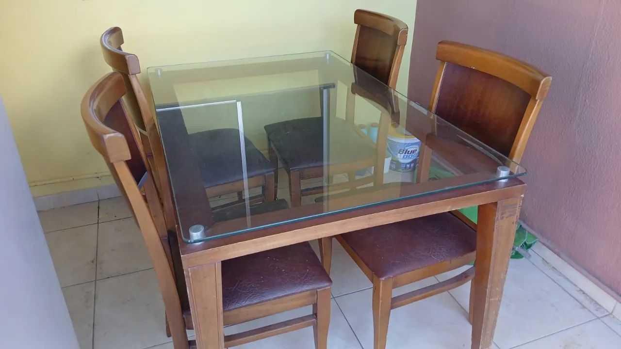 Mesa jantar madeira Maciça 1,40m - Foto 3