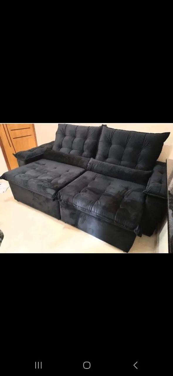 Sofá Retrátil e Reclinavel Com Molas  - Foto 2