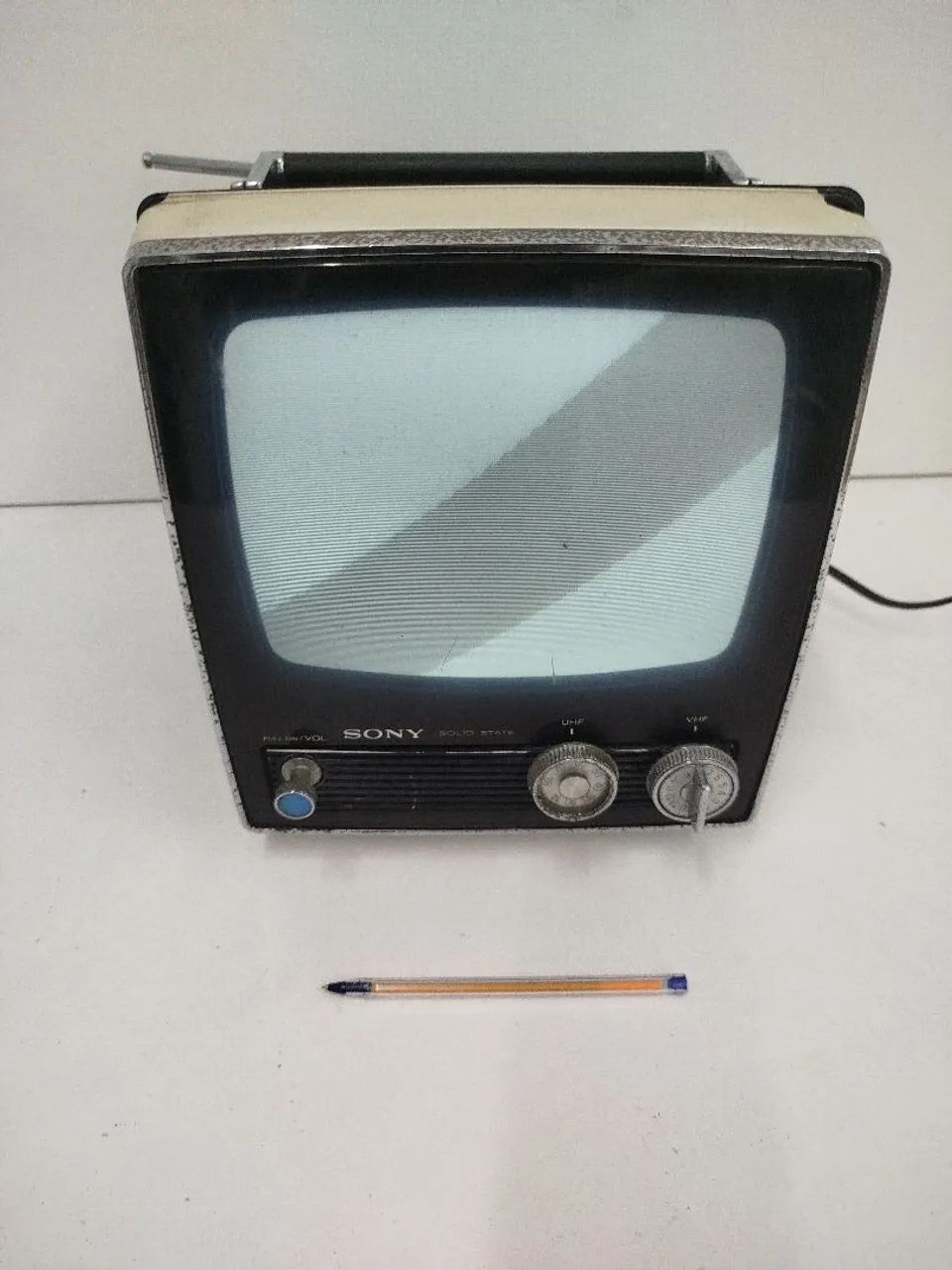 Rara antiga tv da Sony anos 70 funcionando 