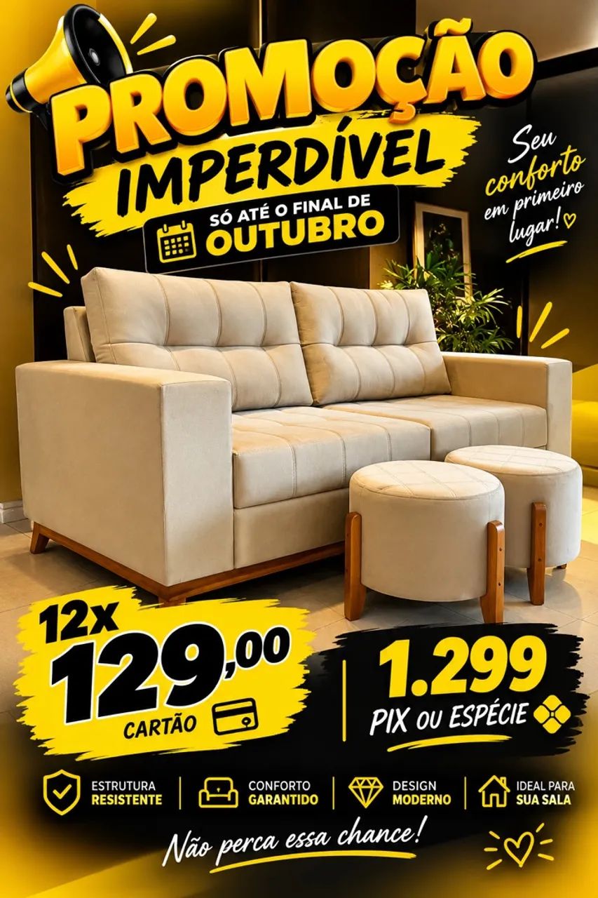 SOFÁ PROMOÇÃO 