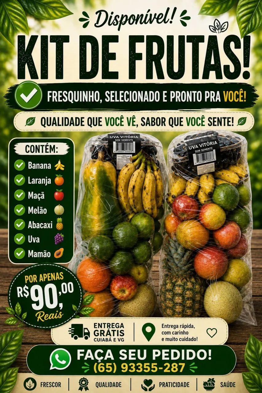 Cesta de verduras e frutas 