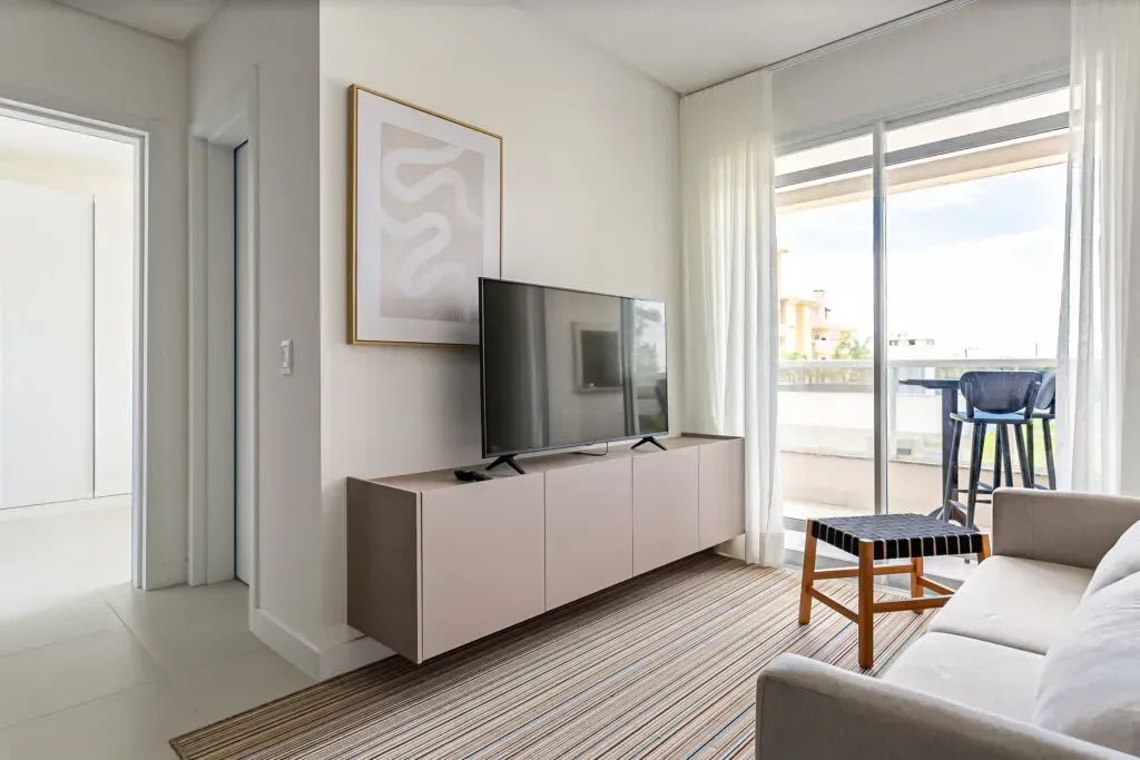 Apartamento de 1 quarto 100% Mobilado ao lado da praia - Foto 4