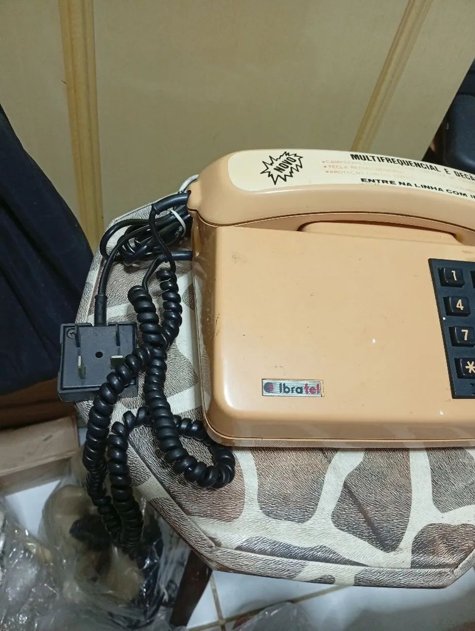 Vendo aparelho de telefone fixo antigo Ibratel  - Foto 3