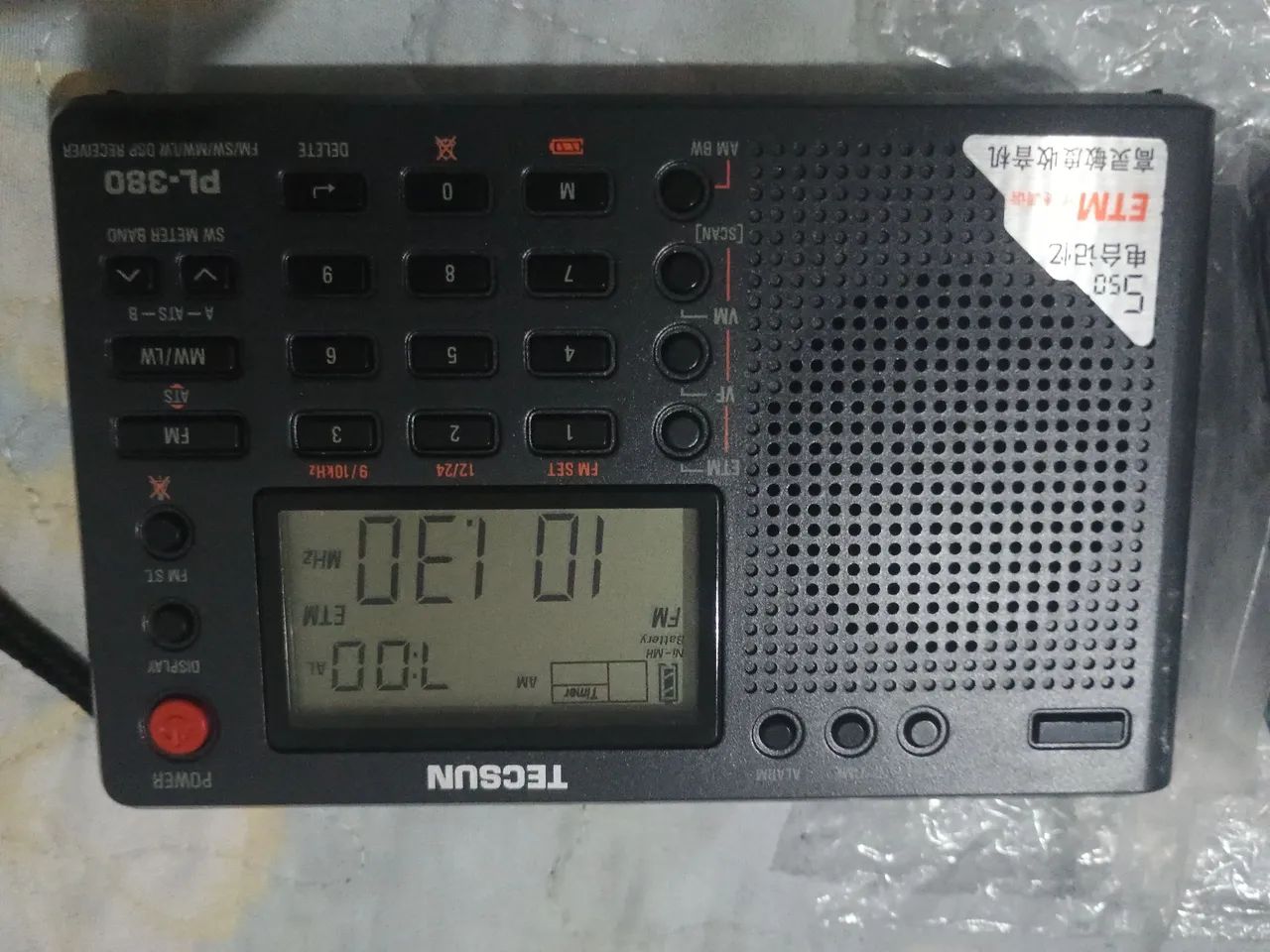 Rádio TECSUN PL 380 receptor multibanda  - Foto 2
