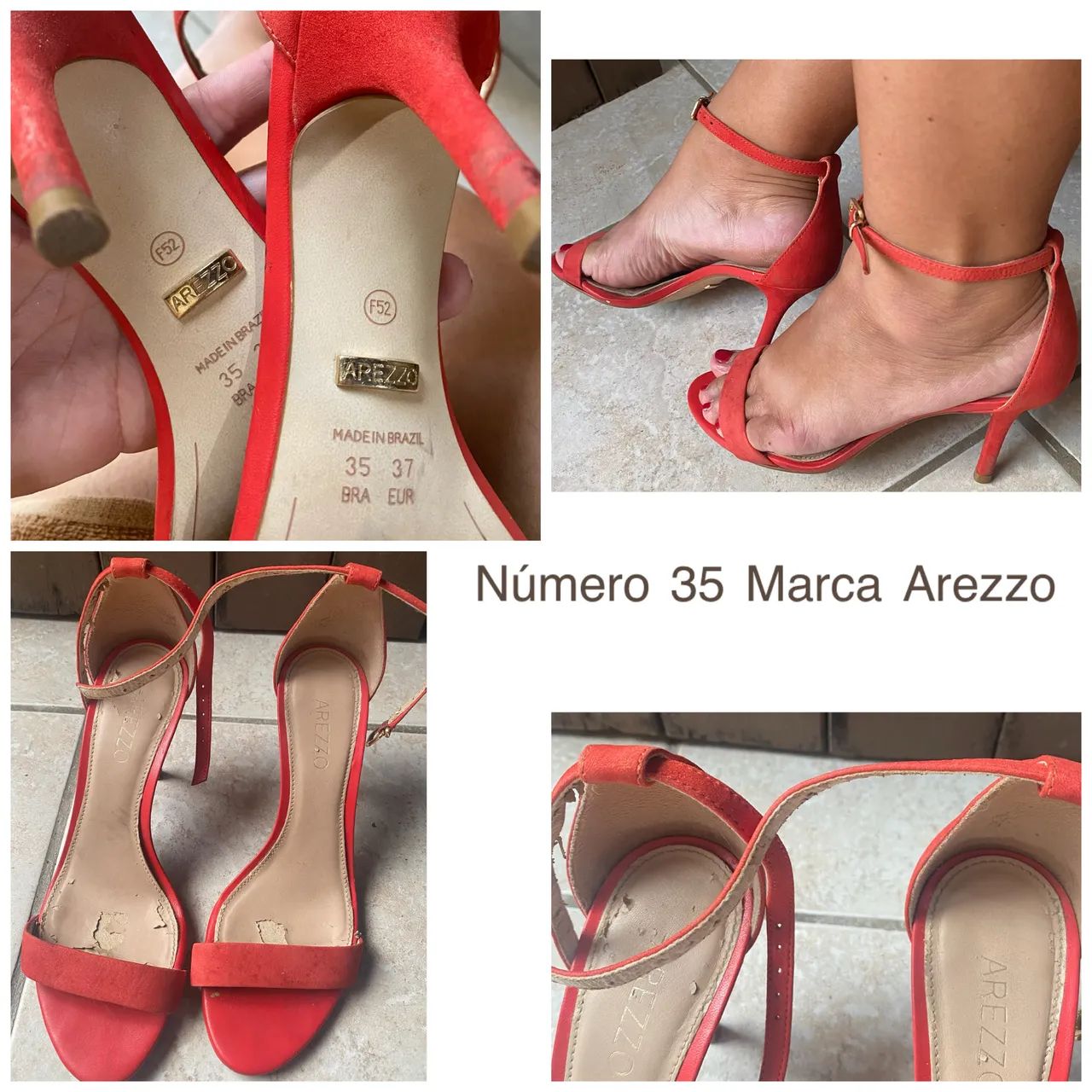 Sandália número 35 Arezzo 