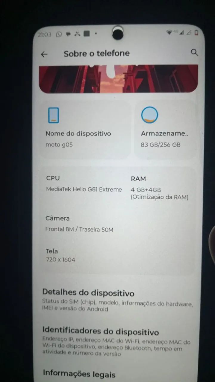 Moto g 05