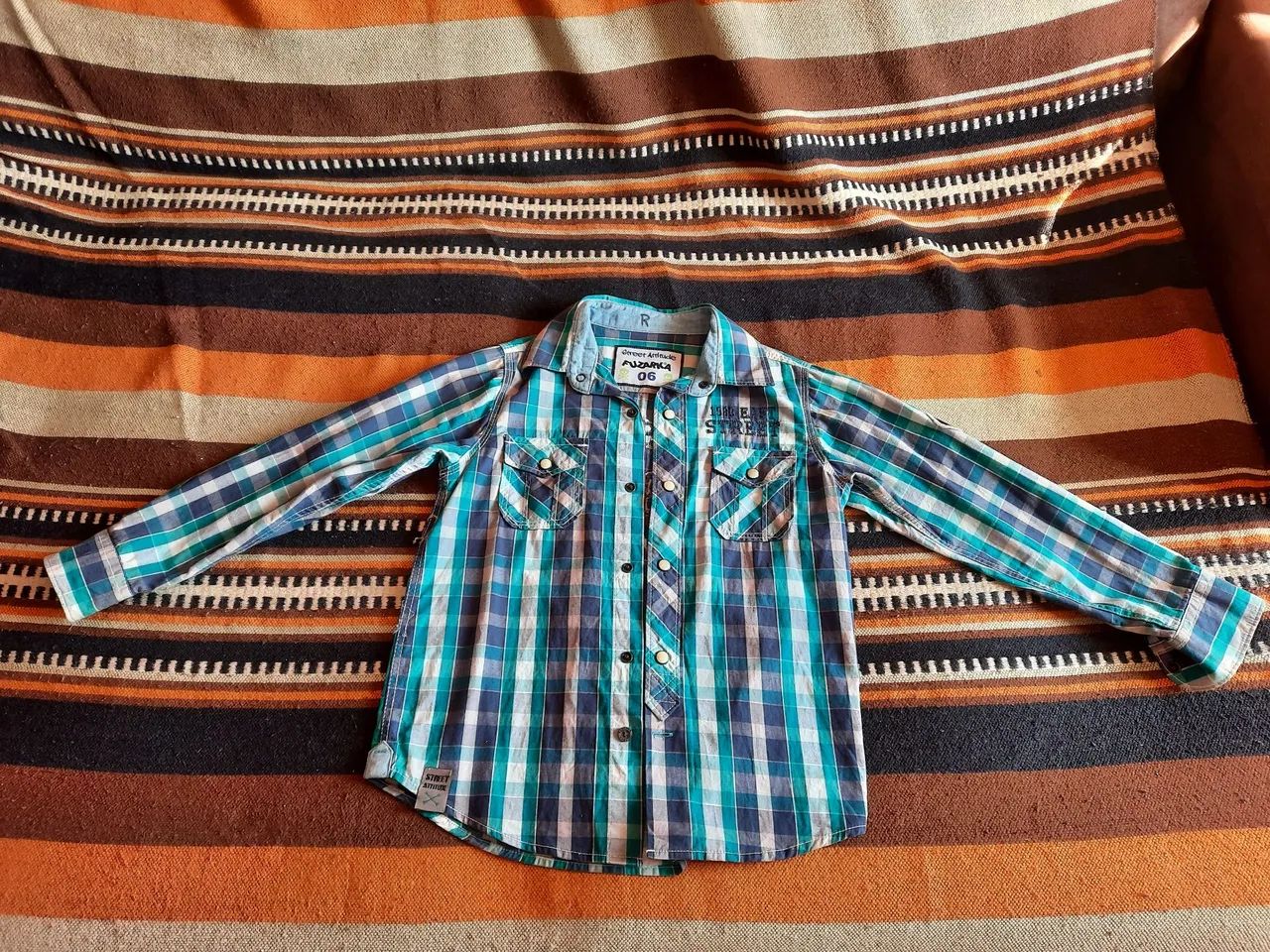 Camisa xadrez infantil  - Foto 2