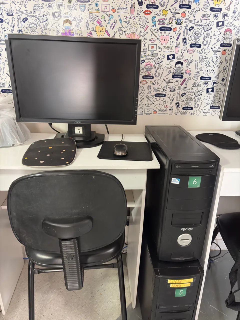 Computador Monitor/ tela + CPU