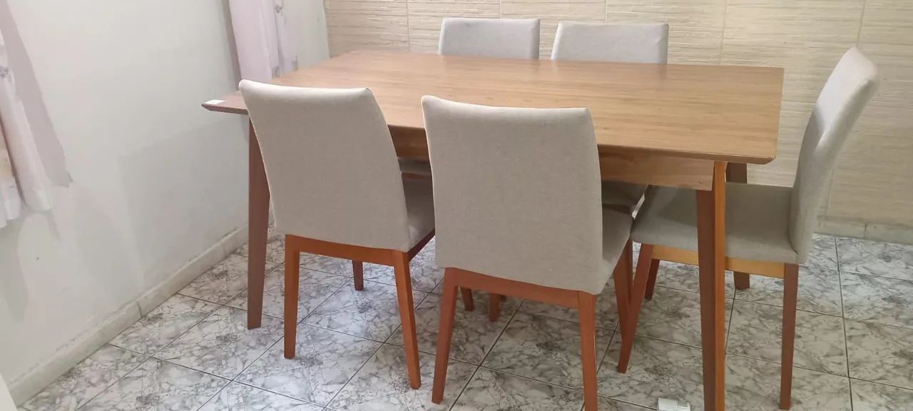 Mesa com 5 cadeirad - Foto 3