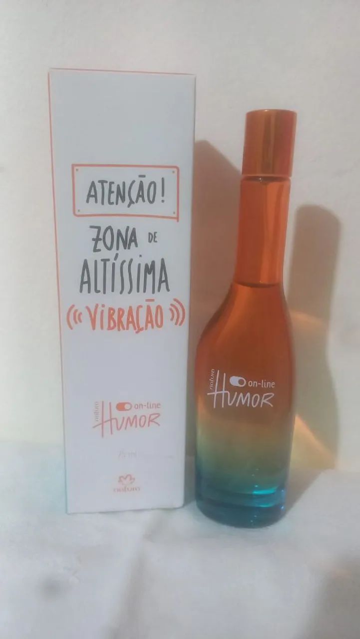 Perfume Humor on line Natura, desapego 