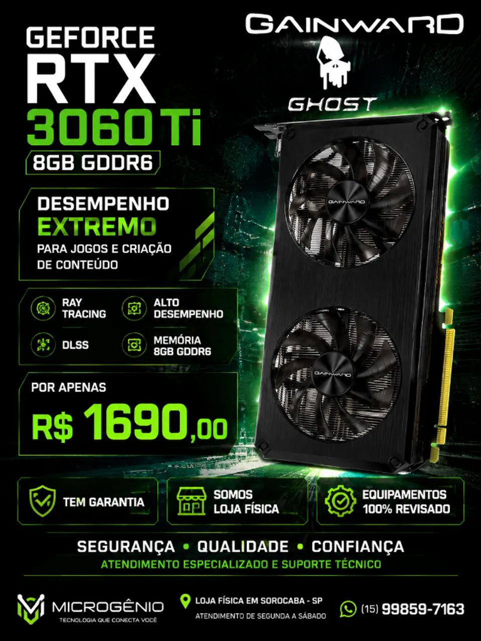 Placa de Video 3060 8gb TI 