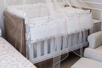 Berço e mini cama (2 em 1)