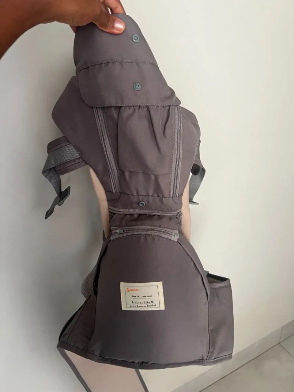 Canguru ergonômico marca aibao usado apenas 3 vezes - Foto 5