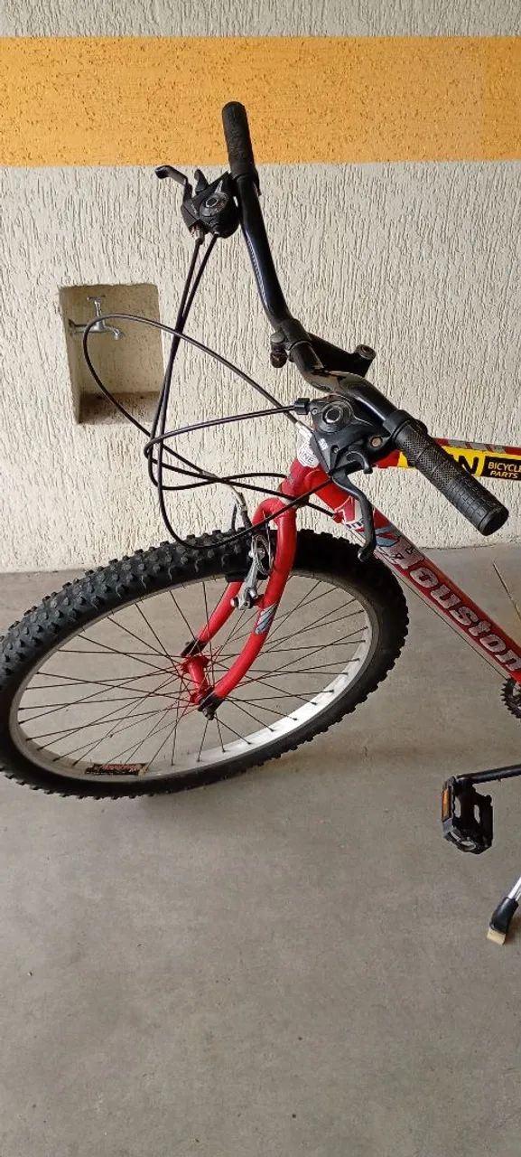 Bicicleta Houston aro 26 vermelha  - Foto 2