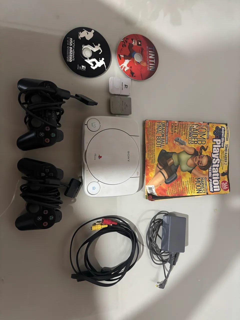 PS 1 com acessórios  - Foto 3