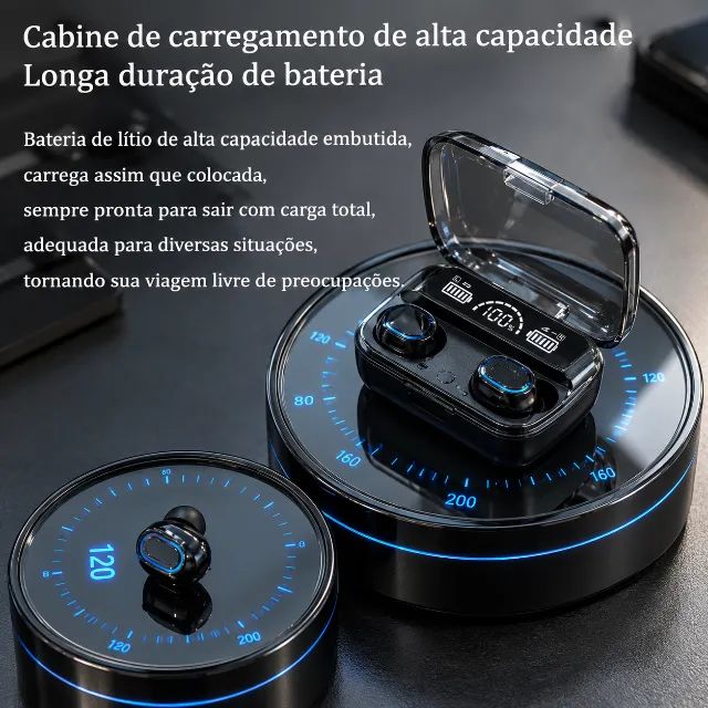 Fone de ouvido M10-Excelente e Novo - Foto 3