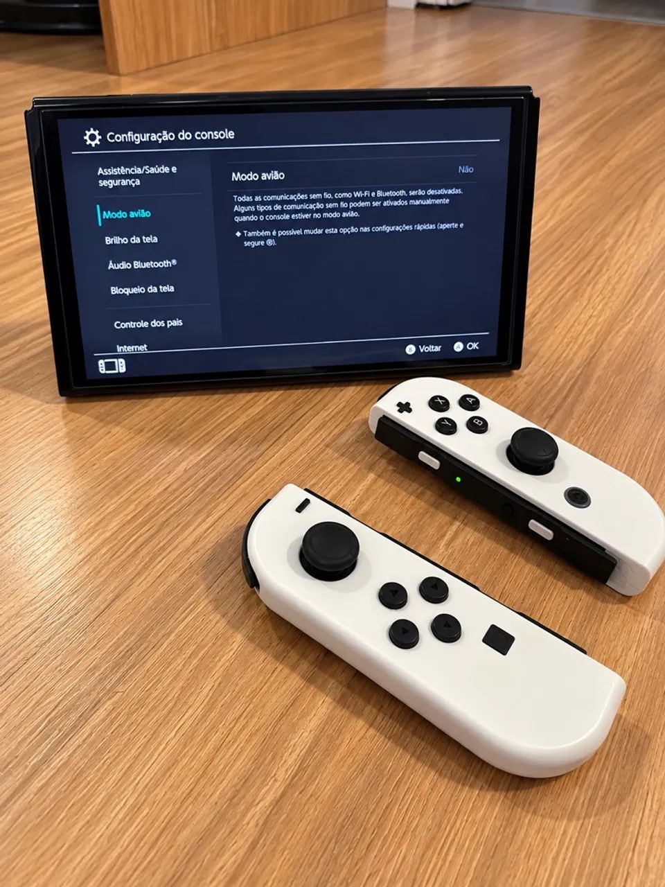 Nintendo Switch OLED Branco - Completo + Acessórios + Case - Foto 3