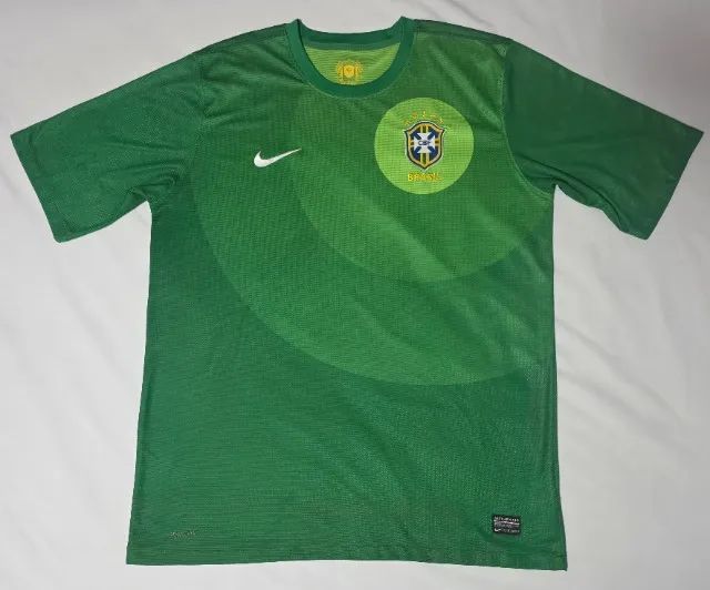 Linda Camisa de Goleiro da Seleção Brasileira 2012 Nike Verde