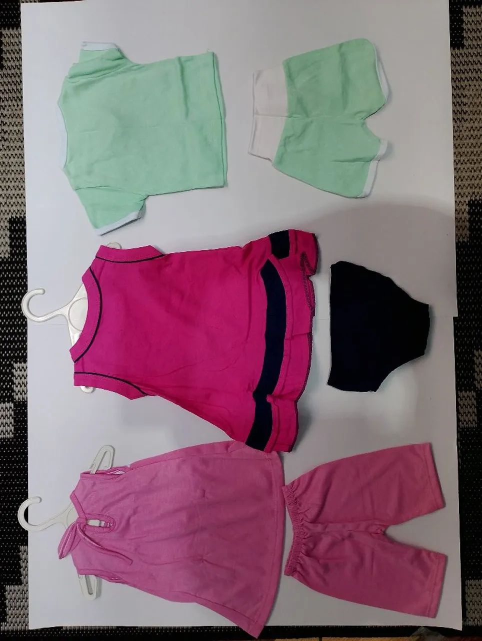 Roupa menina infantil kit com 3 peças  - Foto 2