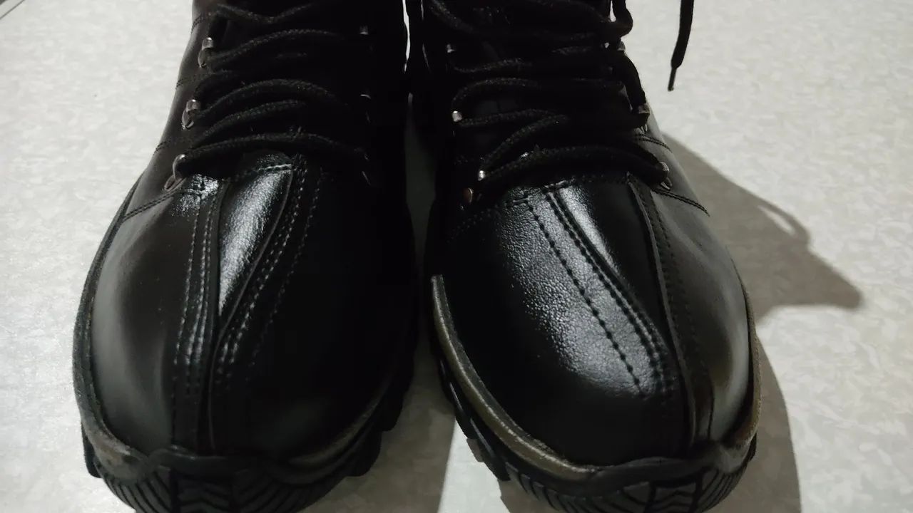 Bota coturno de couro  - Foto 3