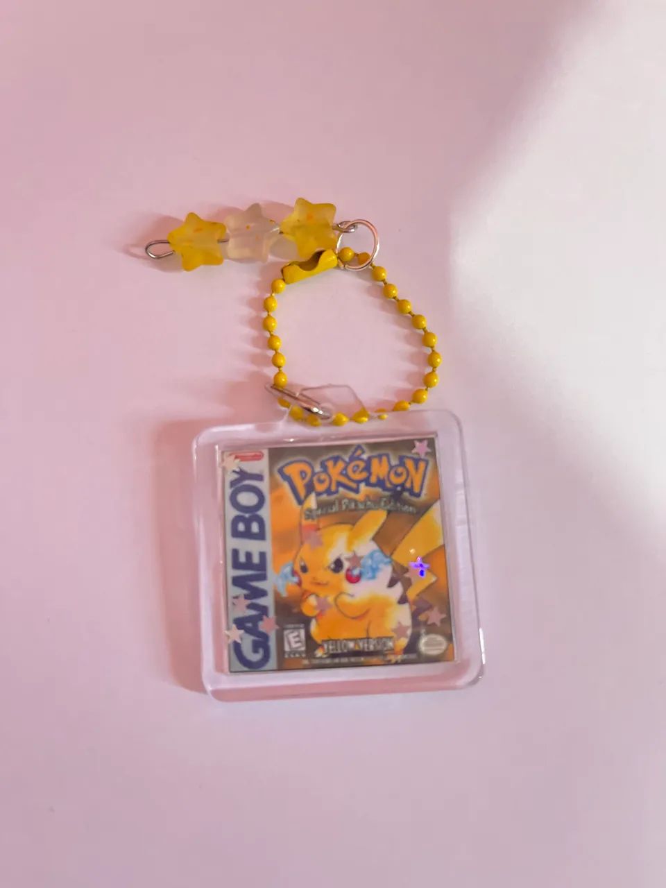Chaveiro artesanal Pokemon yellow pikachu - Foto 3