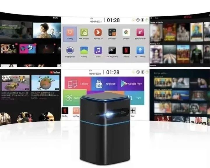 Mini Projetor SMART 4k 130"