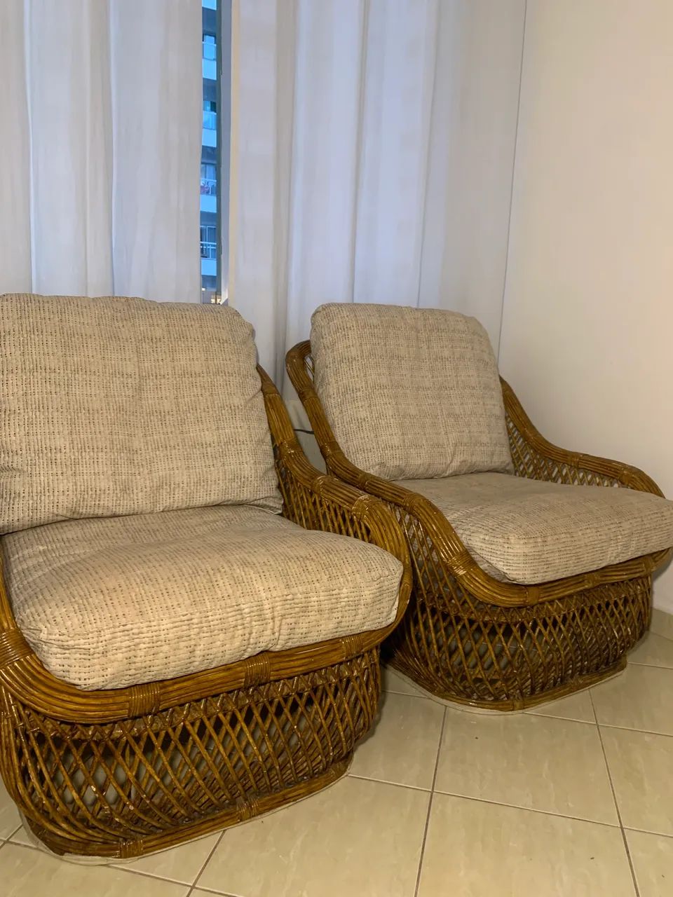 Poltronas em fibra natural e aquablock  - Foto 2