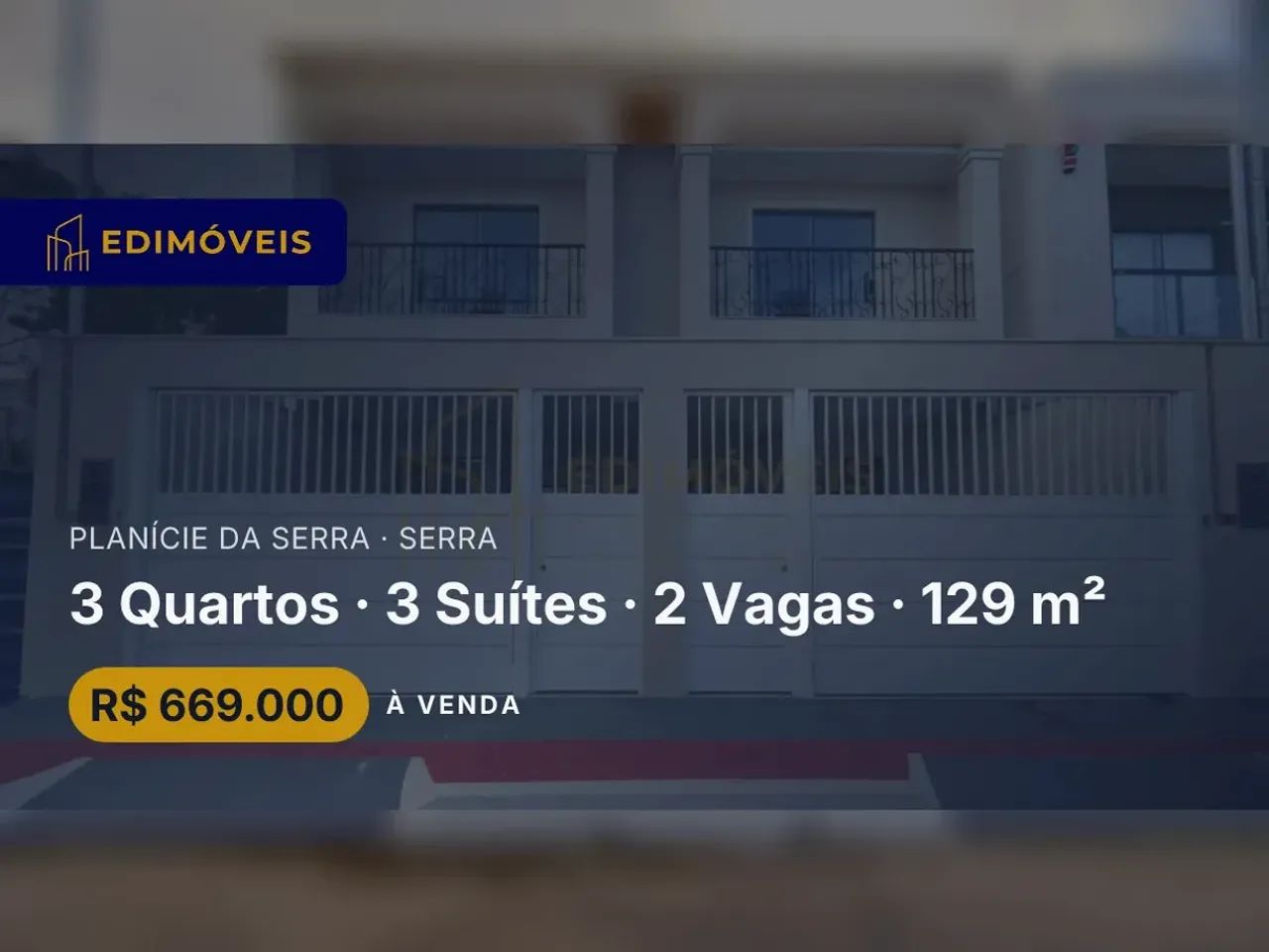 Casa com Projeto Moderno e Acabamento Premium em Planície da Serra